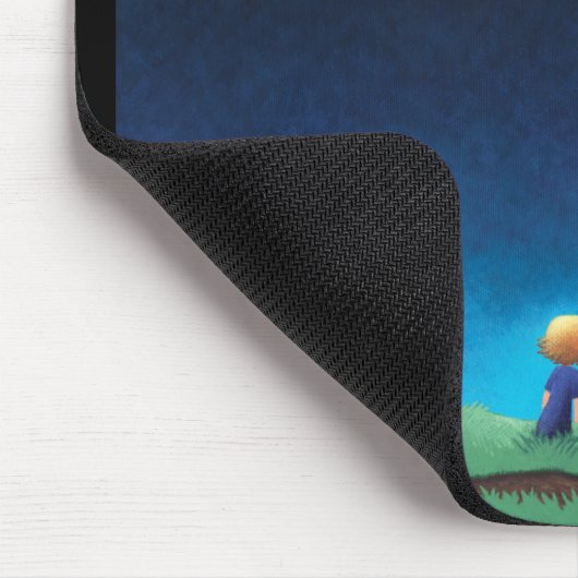 Vollmond Night Sky Mouse Pad Mousepad (Ecke)