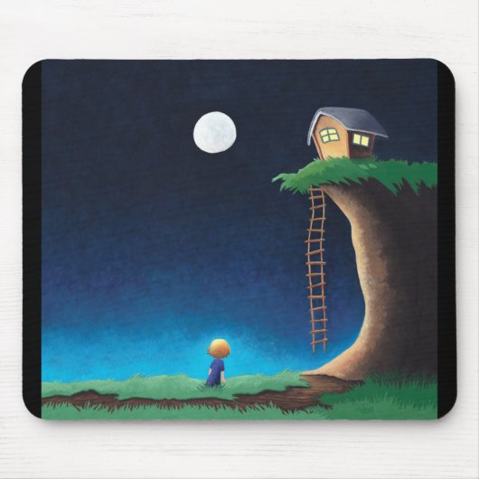 Vollmond Night Sky Mouse Pad Mousepad (Vorne)