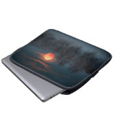 Vollmond | November in Scalenghe, Italien Laptopschutzhülle (Vorne Knopf)