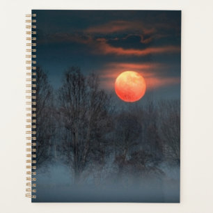 Vollmond November in Scalenghe, Italien Planer