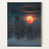 Vollmond | November in Scalenghe, Italien Planer (Rückseite)