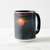 Vollmond | November in Scalenghe, Italien Tasse (VorderseiteRechts)