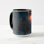 Vollmond | November in Scalenghe, Italien Tasse (Vorderseite Links)