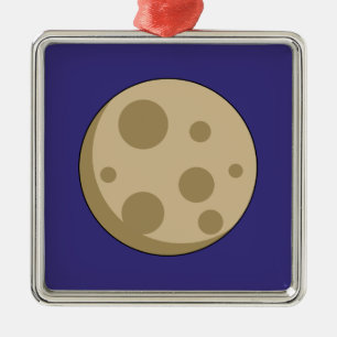 Vollmond Ornament Aus Metall
