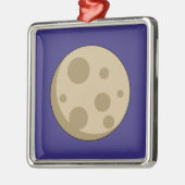 Vollmond Ornament Aus Metall (Links)