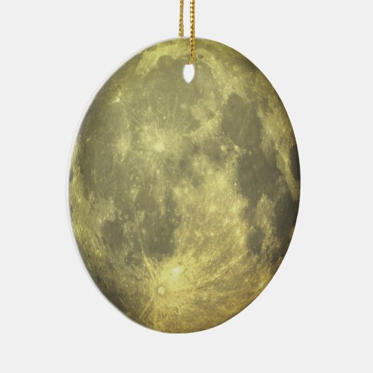 Vollmond-Ornament Keramik Ornament (Rechts)