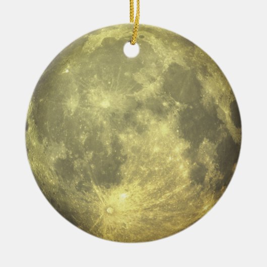 Vollmond-Ornament Keramik Ornament (Vorne)
