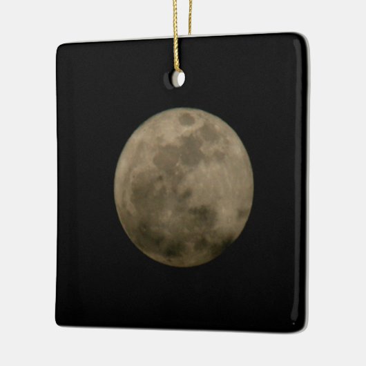 Vollmond-Ornament Keramikornament (Links)