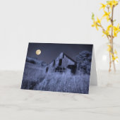 Vollmond-Overhead | Altgewitterter Stall Karte (Gelbe Blume)