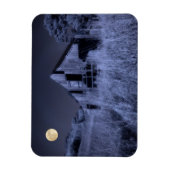 Vollmond-Overhead | Altgewitterter Stall Magnet (Vertikal)