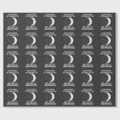 Vollmond-Pagan-Hexe-Zitat Geschenkpapier (Flach)