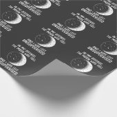 Vollmond-Pagan-Hexe-Zitat Geschenkpapier (Ecke)