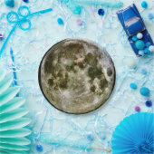 Vollmond-Papier Pappteller (Party)