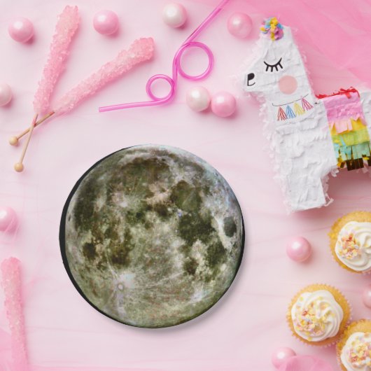 Vollmond-Papier Pappteller (Party)