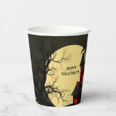 Vollmond-Papierkästen im gejagten Haus Pappbecher (Rückseite)