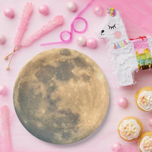 Vollmond Pappteller (Party)