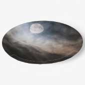Vollmond Pappteller (Schrägansicht)