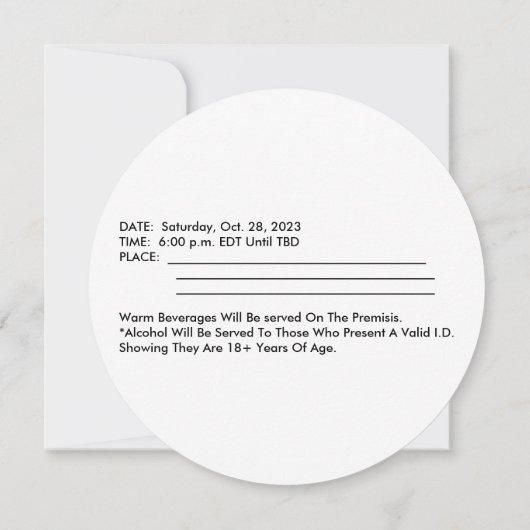 Vollmond-Party Einladung (Rückseite)