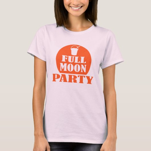Vollmond-Party T-Shirt (Vorderseite)
