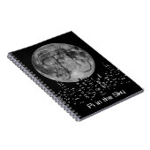 Vollmond Pi im Himmel Notizblock (Rechte Seite)