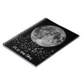 Vollmond Pi im Himmel Notizblock (Linke Seite)