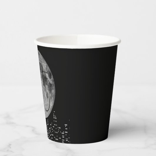 Vollmond Pi im Himmel Pappbecher (Links)