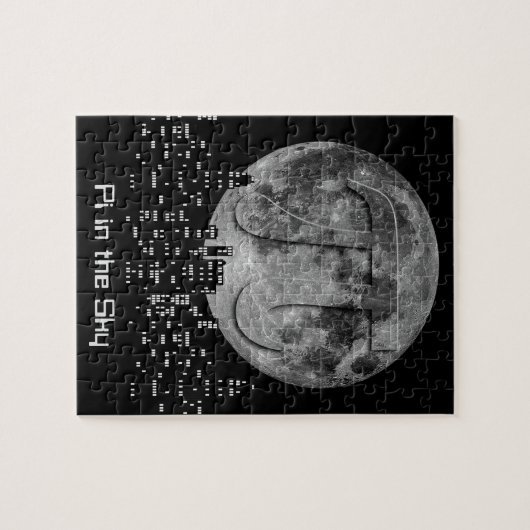 Vollmond Pi im Himmel Puzzle (Horizontal)
