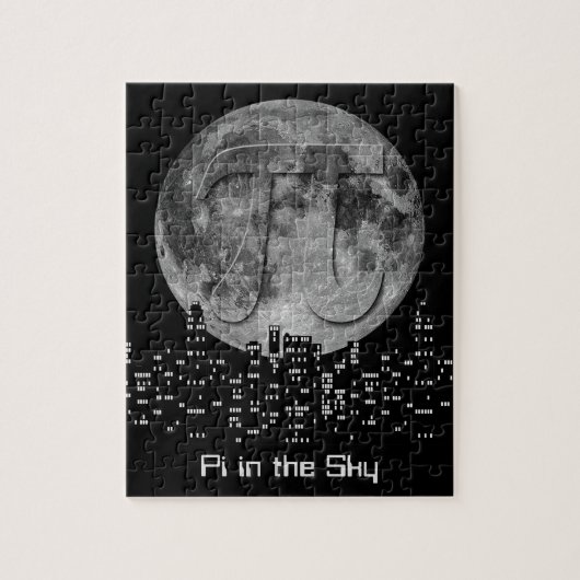 Vollmond Pi im Himmel Puzzle (Vertikal)