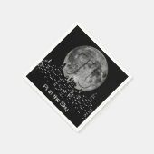 Vollmond Pi im Himmel Serviette (Ecke)