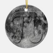 Vollmond-Pi-Tagesspass Keramik Ornament (Vorne)