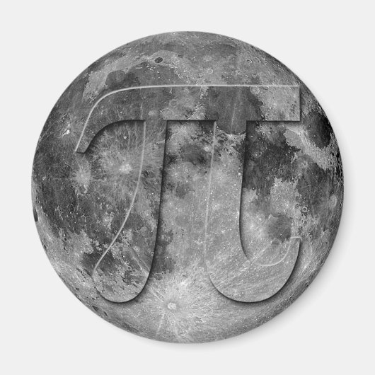 Vollmond-Pi-Tagesspass Magnet (Vorne)