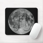 Vollmond-Pi-Tagesspass Mousepad (Mit Mouse)