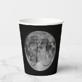 Vollmond-Pi-Tagesspass Pappbecher (Vorderseite)