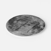 Vollmond-Pi-Tagesspass Pappteller (Schrägansicht)