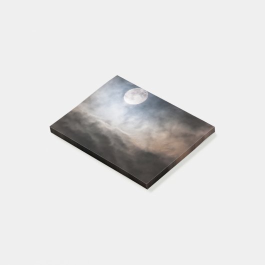 Vollmond Post-it Klebezettel (angewinkelt)