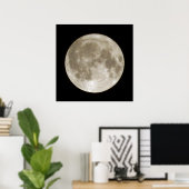 Vollmond Poster (Heimbüro)