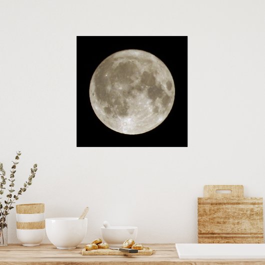 Vollmond Poster (Küche)