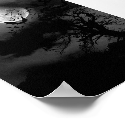 Vollmond Poster (Ecke)