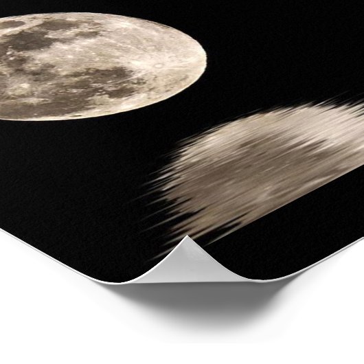 Vollmond Poster (Ecke)