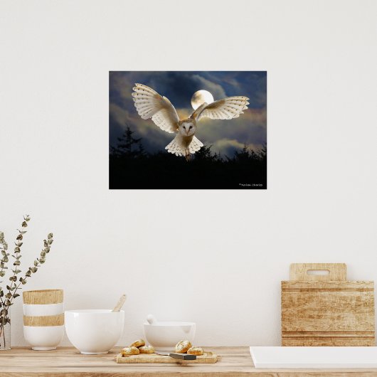 "Vollmond" Poster (Küche)