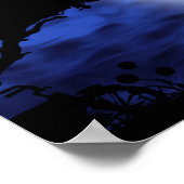 Vollmond Poster (Ecke)