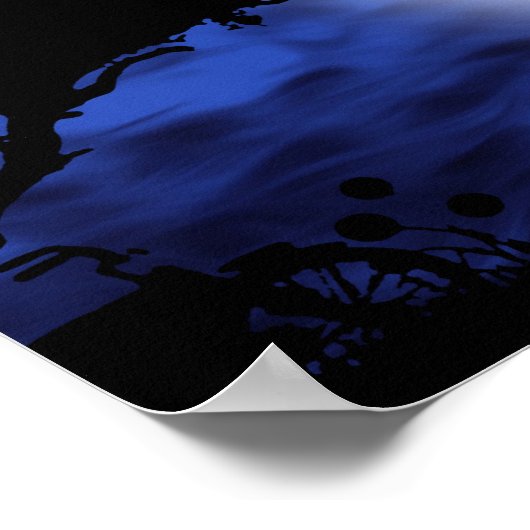 Vollmond Poster (Ecke)