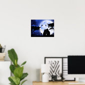 Vollmond Poster (Heimbüro)