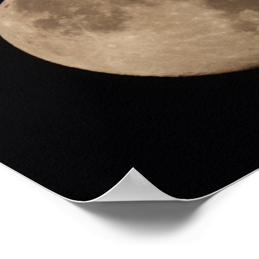 Vollmond Poster (Ecke)