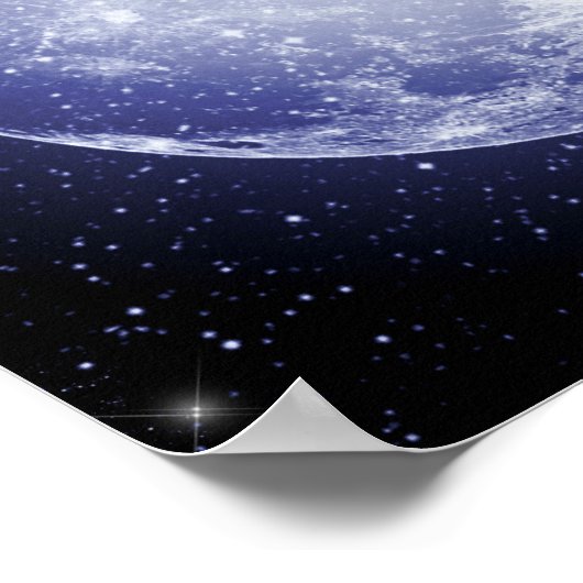 Vollmond Poster (Ecke)