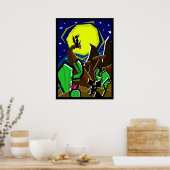 Vollmond Poster (Küche)