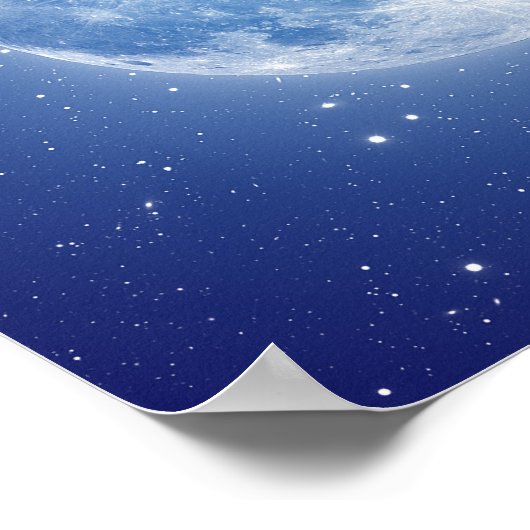 Vollmond Poster (Ecke)