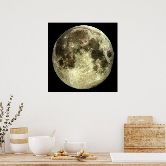 Vollmond Poster (Küche)