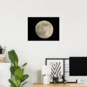 Vollmond Poster (Heimbüro)