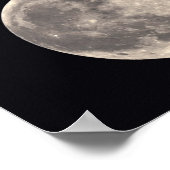 Vollmond-Poster Poster (Ecke)
